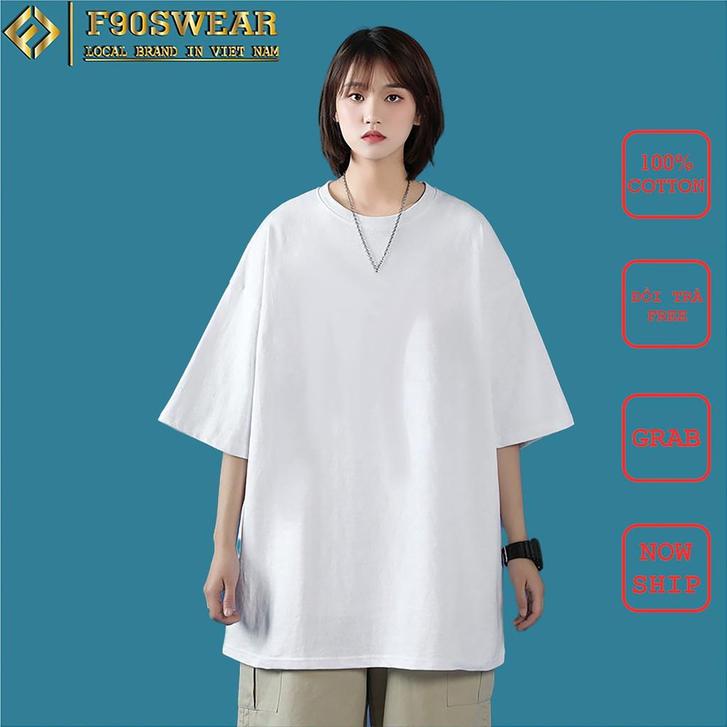 Áo phông trơn nam nữ - Áo thun nam nữ tay lỡ form rộng, phông nam nữ unisex chất 100% cotton co giãn 4 chiều cực mát