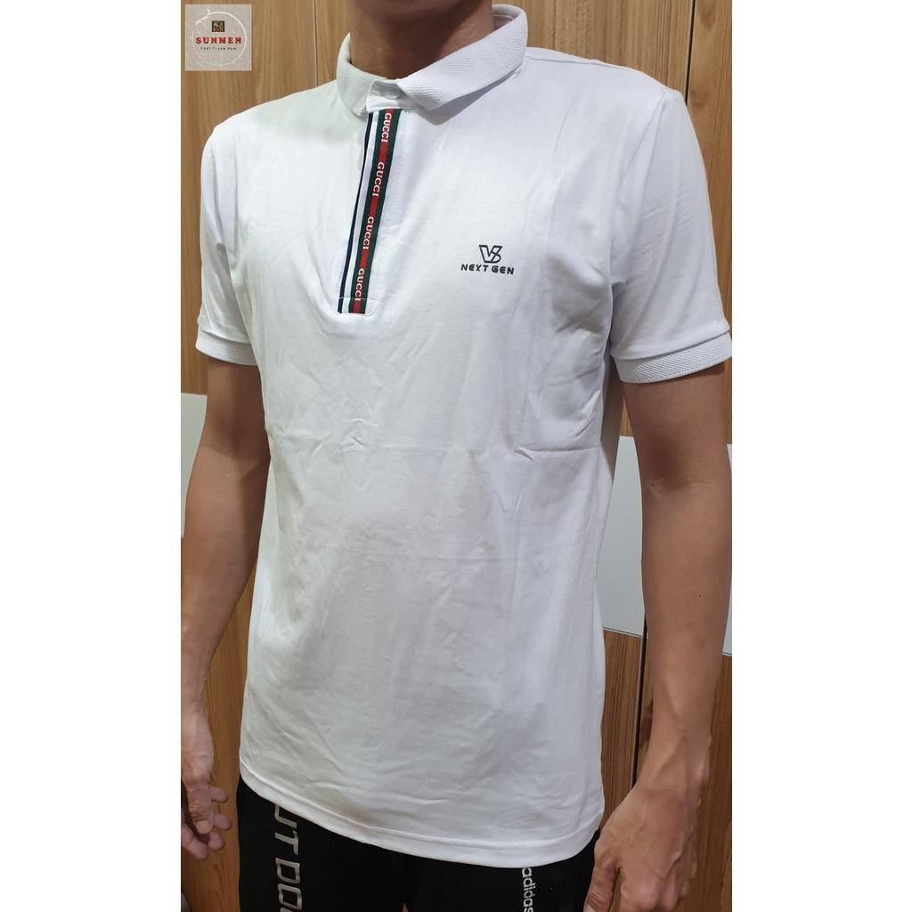 Áo Thun Nam Polo Cao Cấp Chất Liệu Cotton Co Giãn 2 Chiều Form Chuẩn SUNMEN Nhiều Màu Đa Dạng Size Từ 50-75kg