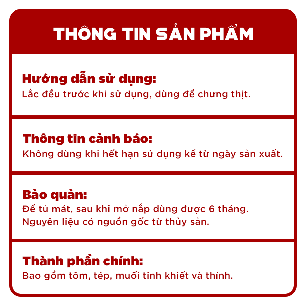 Mắm tép thùng gỗ Làng Chài Xưa chưng thịt rất ngon, lên men truyền thống chai 260g
