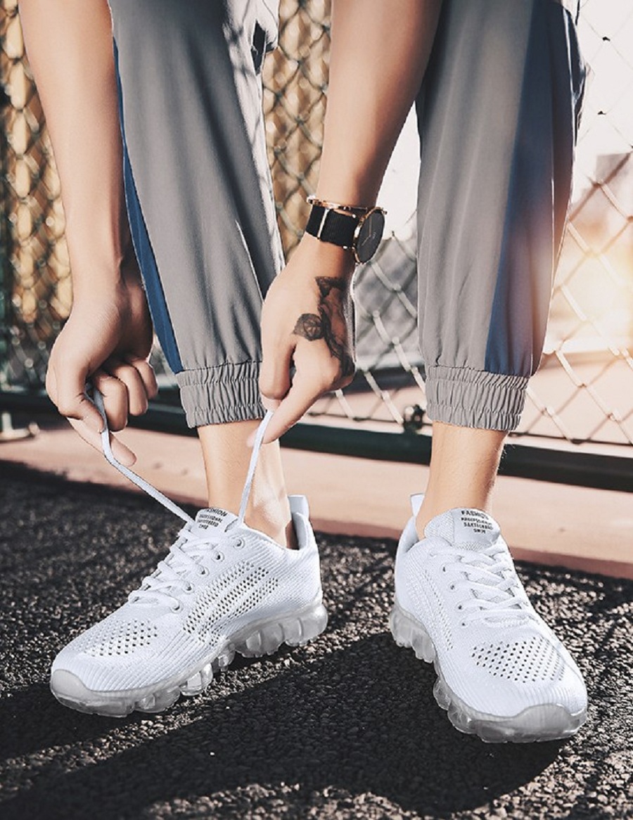 Giày sneaker nam cao cấp SP-298( màu trắng), Avi giày thể thao nam mới, đẹp hot năm 2019