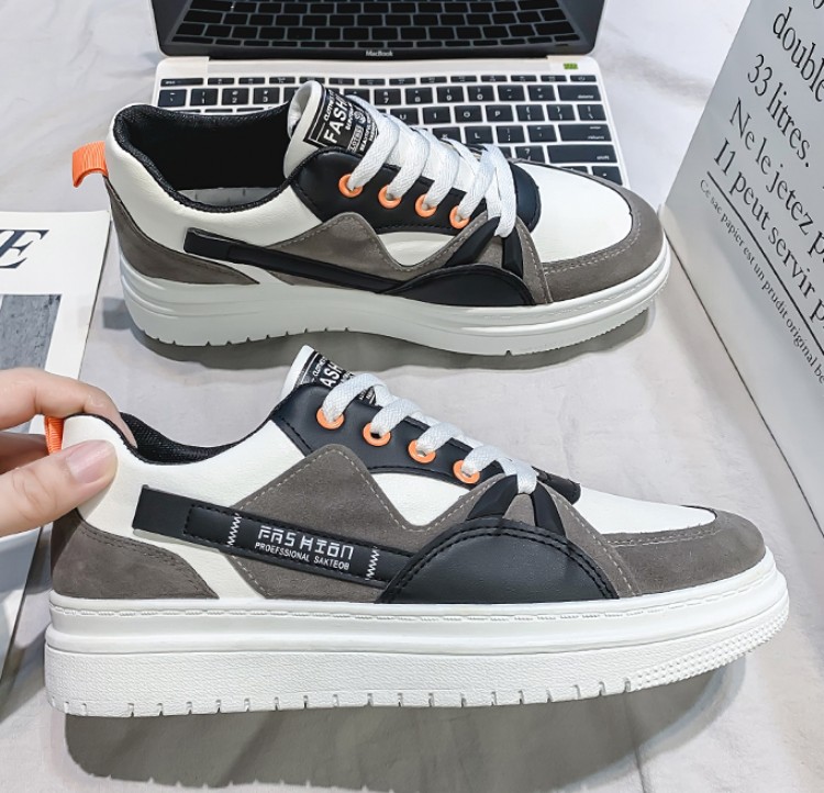 Giày nam Sneaker phong cách thể thao sườn phối chữ rẻ và đẹp AVI - 405