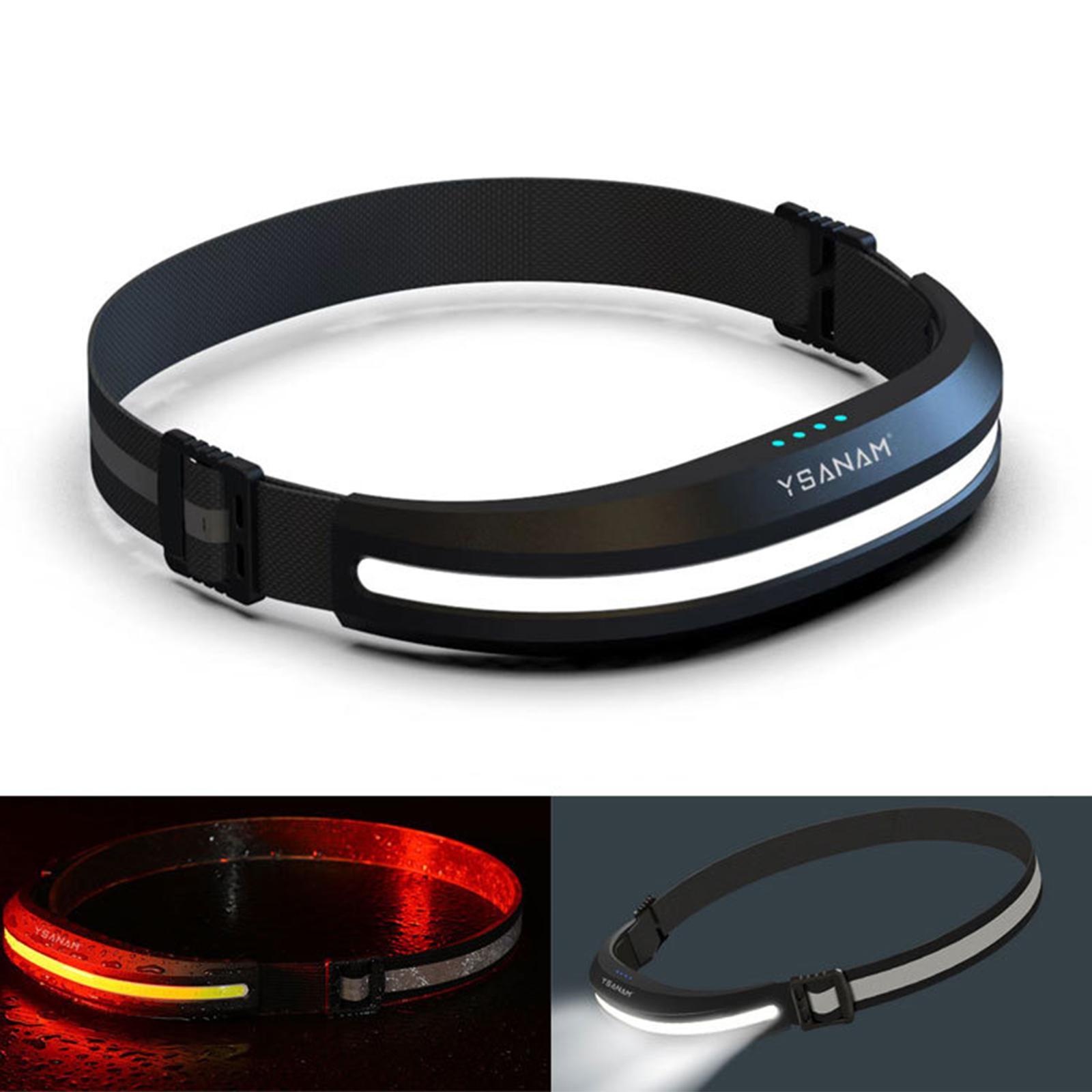 COB headlight Adjustable  Flashlight for  Running Cycling Camping ,