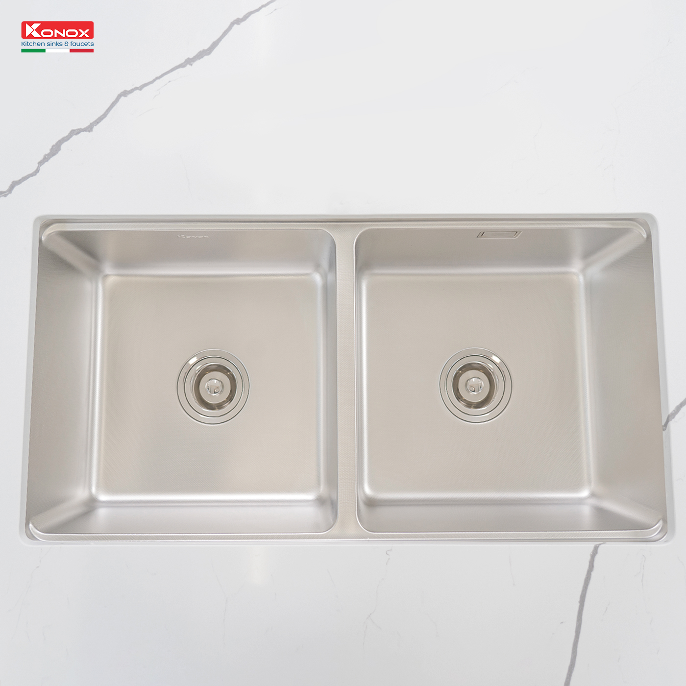 Chậu rửa bát chống xước Undermount Sink KN8646DU Dekor Basic - Bảo hành chính hãng 10 năm