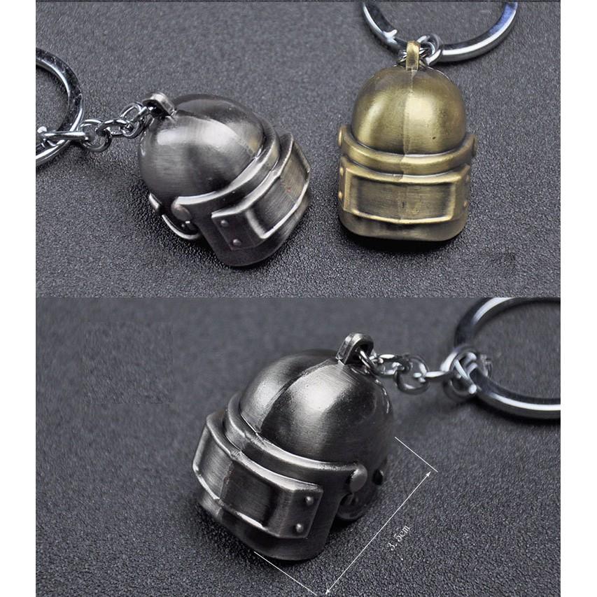 MÓC KHÓA MÔ HÌNH NÓN BẢO HỘ GAME PUBG