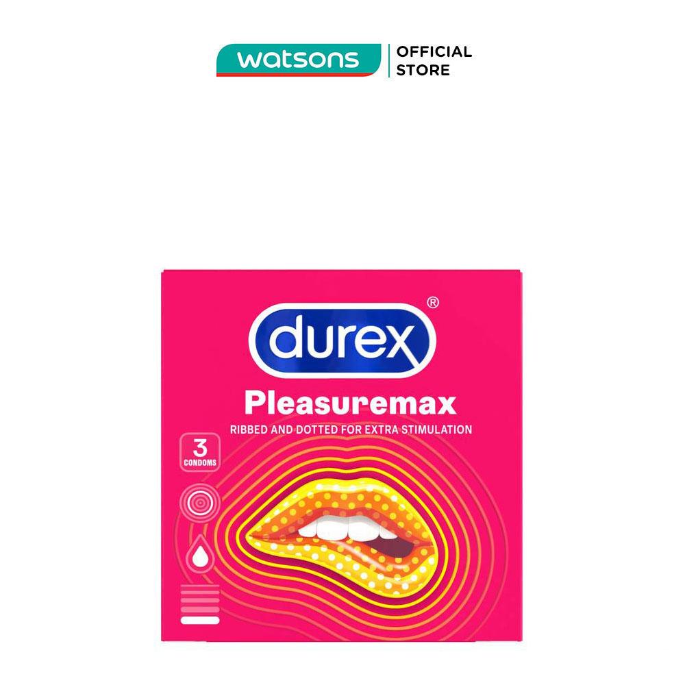 Bao Cao Su Durex Pleasuremax 3 cái/Hộp