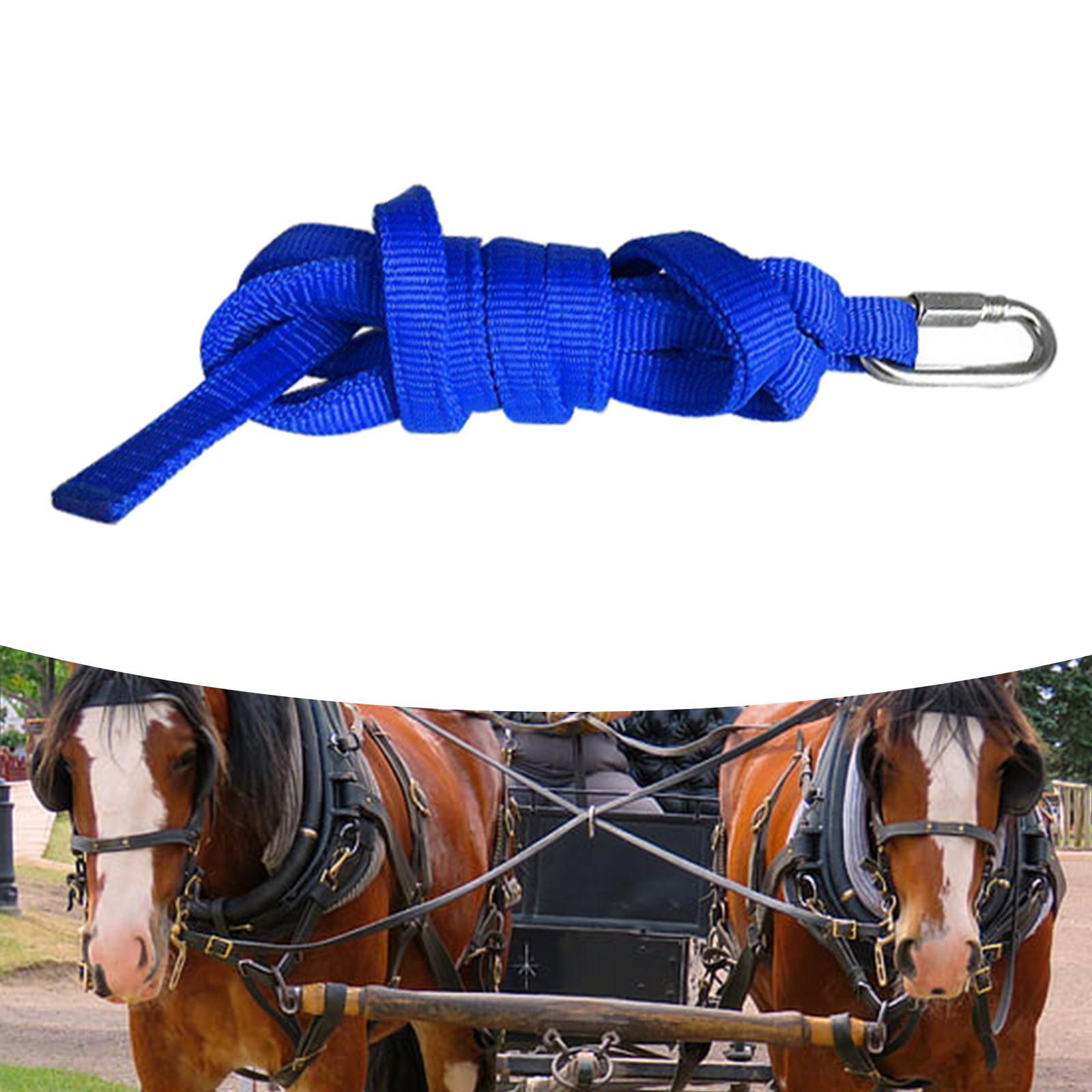 Practical Horse Leading Rope Without Horse Halter for Livestock Double Layers Accessories Equestrian Rein Halters Bolt Snap