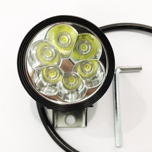 Đèn trợ sáng xe máy L6 NGẮN, phù hơp nhiều loại xe, led siêu sáng, lựa chọn phụ kiện - DL6N