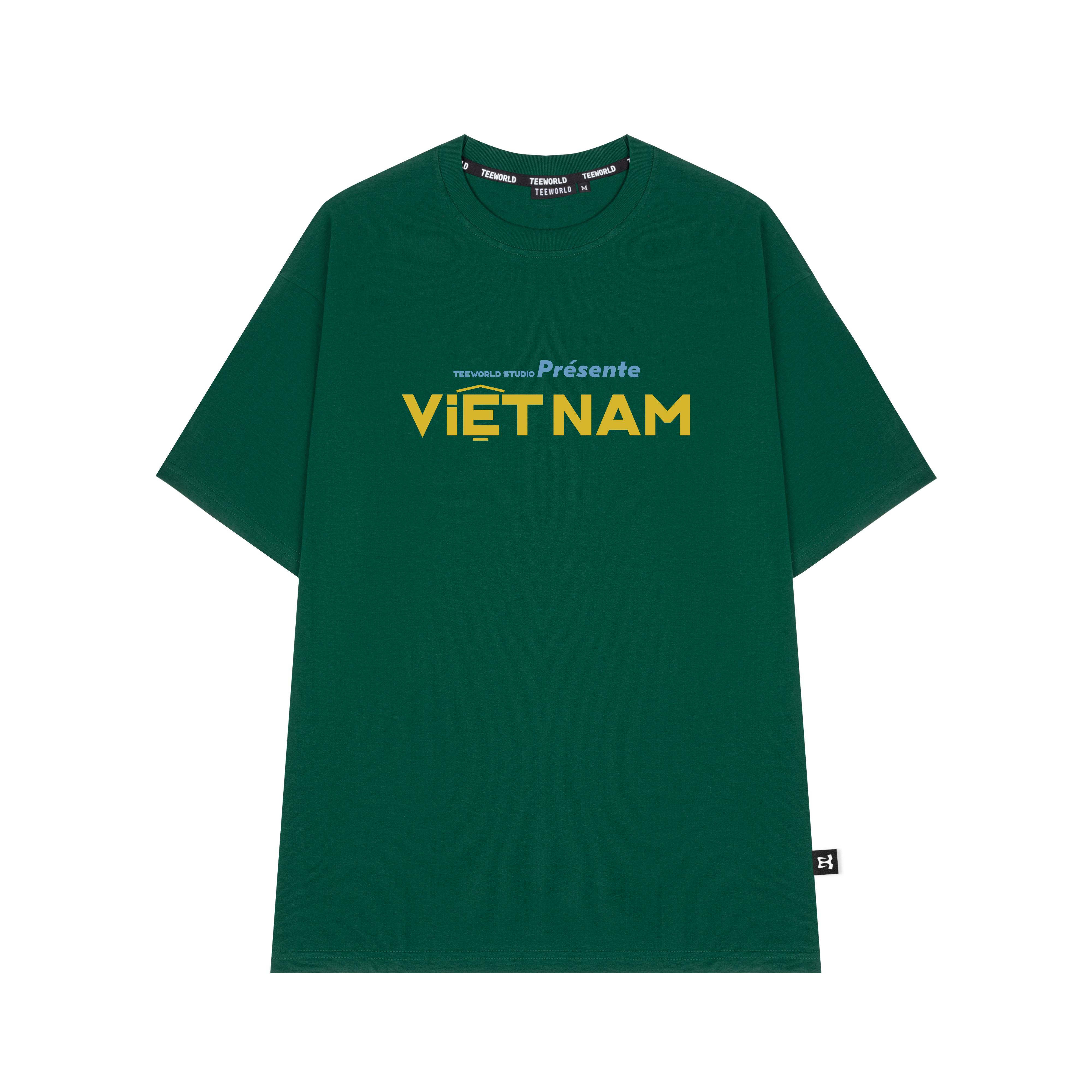 Áo Teeworld Việt Nam T-shirt Unisex Nam Nữ Form Rộng