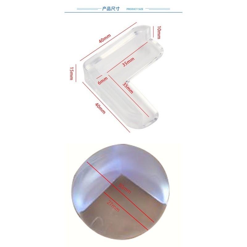 Miếng bảo vệ góc cạnh bàn trong suốt bảo đảm an toàn cho bé