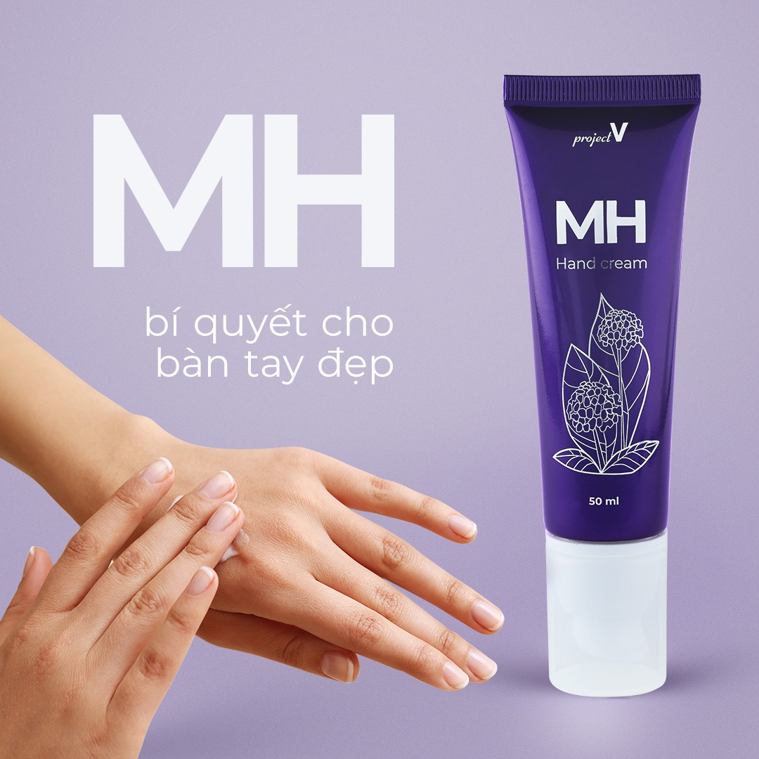 [VOUCHER 400K] Kem Dưỡng Da Tay MH Beauty Hit - PROJECT V - Sự mềm mại khi tiếp xúc, 50ml - Xuất xứ Pháp, Hàng Chính Hãng