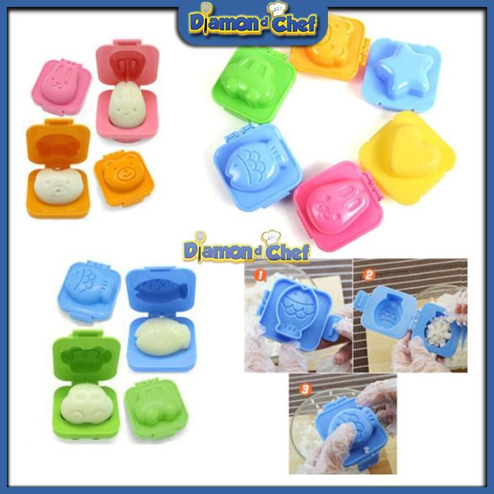 Bộ 6 Chiếc Khuôn Làm Cơm Bento Cho Bé