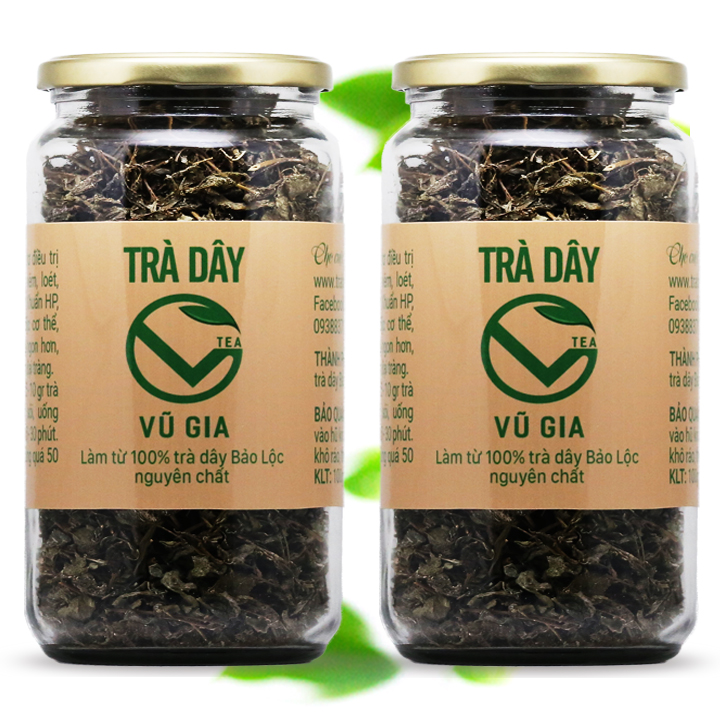 Combo 2 Trà Dây Nguyên Chất Bảo Lộc Vũ Gia (100gr/hũ)