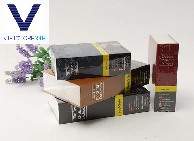 KÉT SẮT HÌNH QUYỂN SÁCH - MẪU LỚN 18x11.5x5.5cm