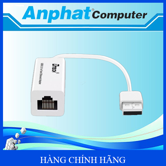 Cáp Chuyển Đổi Dtech USB 2.0 Sang RJ45 DT-5036A – Hàng Chính Hãng
