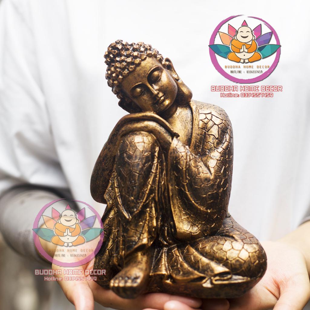 Tượng Phật An Nhiên Tự Tại cao 20 cm Trang trí nhà cửa phong thủy
