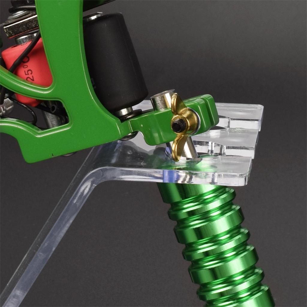 Tattoo Machine Stand Rack Support Holder Rest Clear Acrylic Tattoo Accessory
