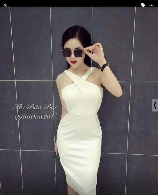Đầm body đắp chéo sexy