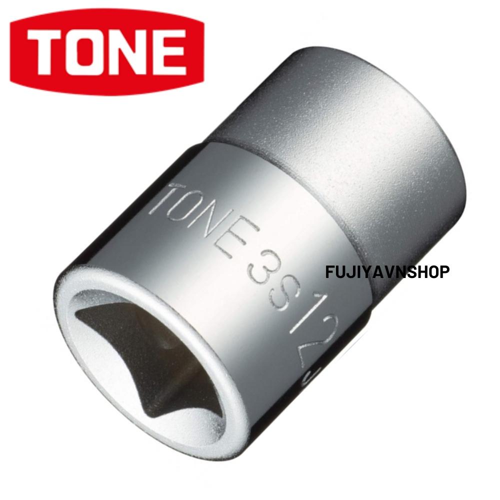 Đầu tuýp 6 cạnh ngắn Tone HP3S-12 ra đầu lục giác 12mm