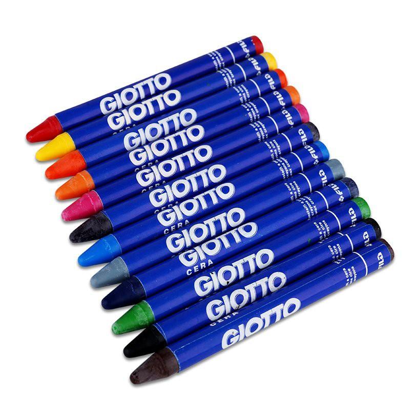 Bút sáp màu Giotto Cera 281400 8mm - Hộp 12 màu (Ý)