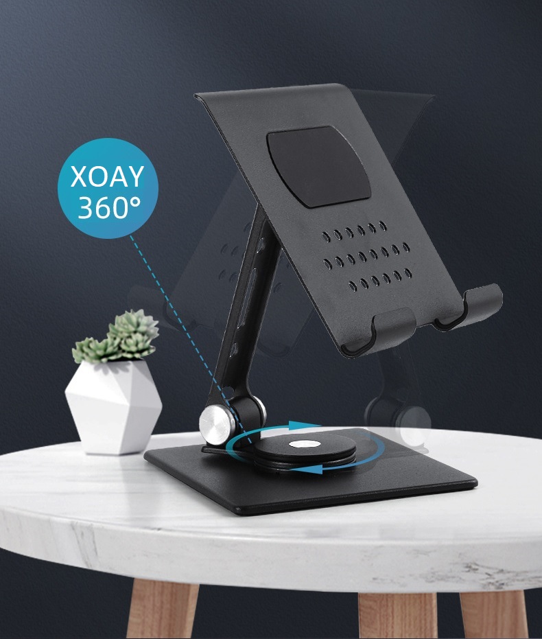 Giá Đỡ Để Bàn Điện Thoại Di Động, Máy Tính Bảng A810. Có Thể Xoay 360 Độ Chất Liệu Hợp Kim Nhôm Cao Cấp