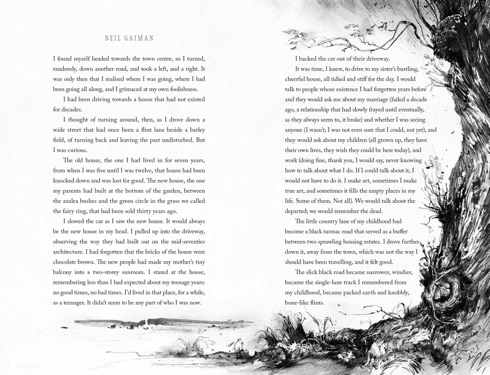 Tiểu thuyết tiếng Anh: The Ocean At The End Of The Lane : Illustrated Edition