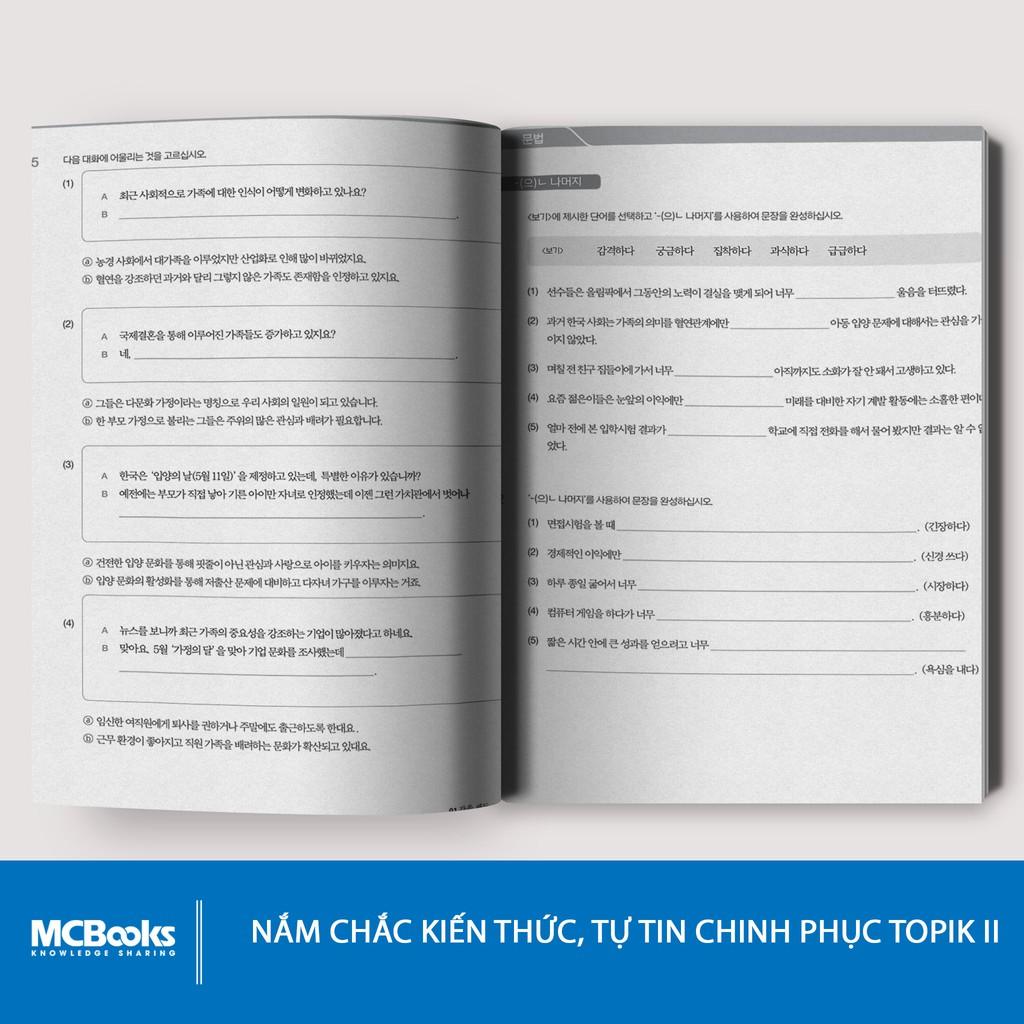 Sách - Tiếng Hàn Tổng Hợp Dành Cho Người Việt Nam Trình Độ Cao Cấp 6 - Sách Bài Tập ( tặng kèm bookmark sáng tạo )