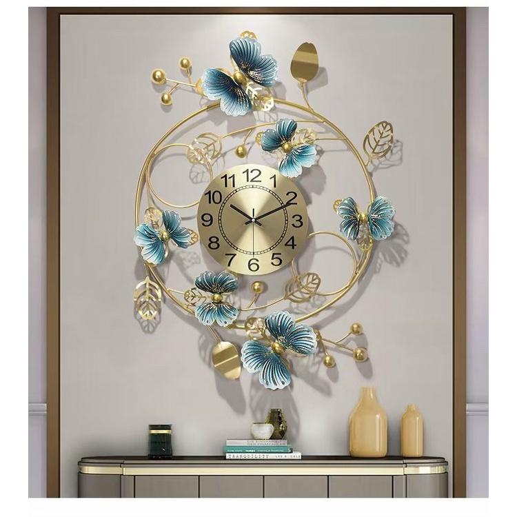 Đồng Hồ Treo Tường Đẹp hoạ tiết Dáng Xuân,trang trí tường,Thân Kim Loại ,Qùa Tặng Đẹp,Giá Rẻ-Ý Nghĩa-Bảo Hành 5 Năm