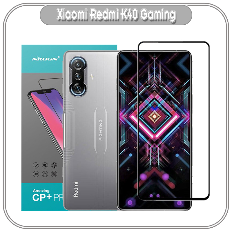 Kính cường lực Nillkin CP+ PRO cho Xiaomi Redmi K40 Gaming FULL viền đen - Hàng Nhập Khẩu
