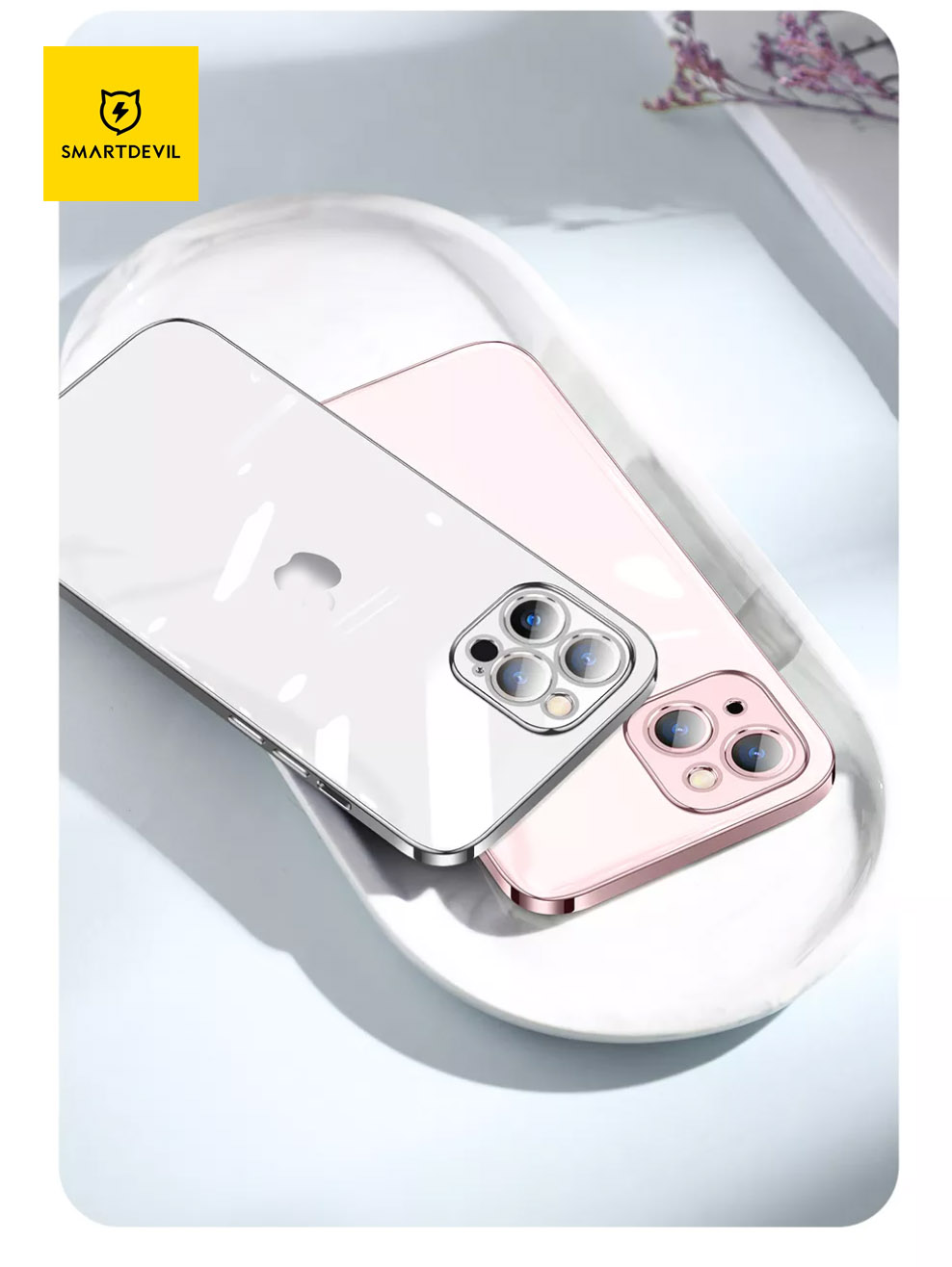 Combo ốp lưng kính cường lực SmartDevil dành cho iPhone 14 Pro / iPhone 14 Pro max - Hàng chính hãng