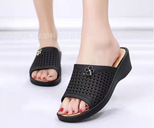 Dép đế xuồng mủ laze 5f kiểu mới