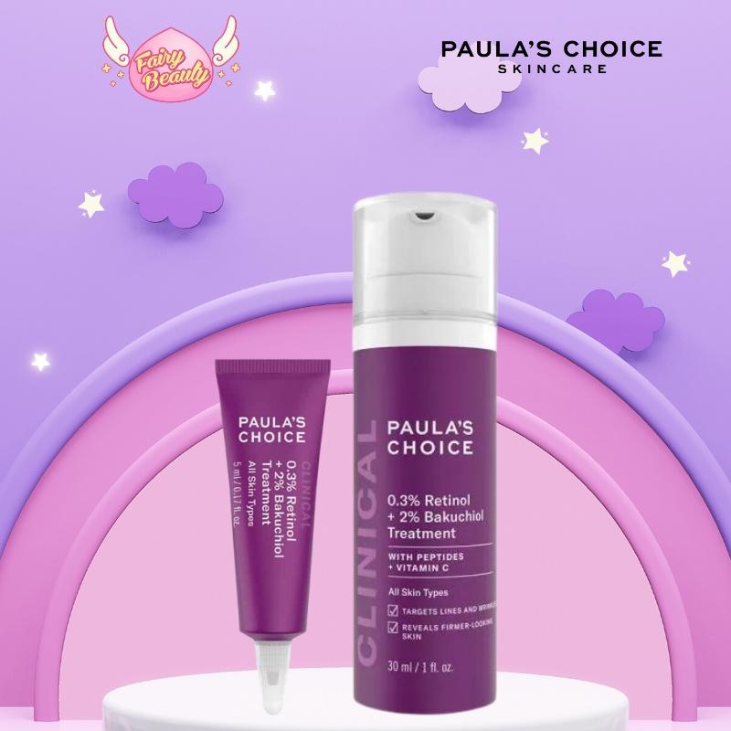 Tinh Chất Chống Lão Hóa Paula's Choice Chứa 0.3% Retinol + 2% Bakuchiol Treatment