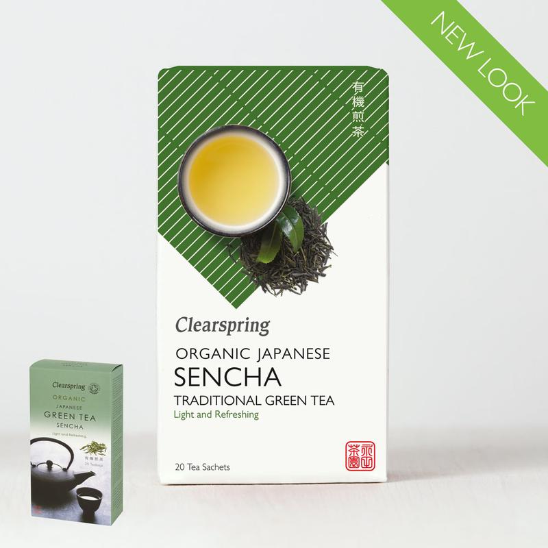 Trà xanh sencha Nhật hữu cơ Clearspring 36g