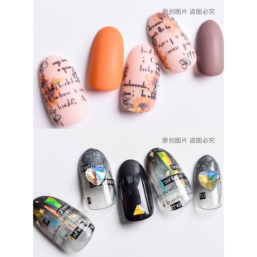 Sticker nails Magico chữ - hình dán móng 3D 415