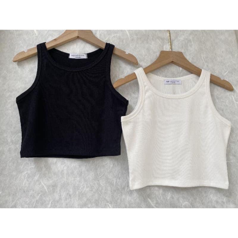 Áo croptop ba lỗ chất bozip