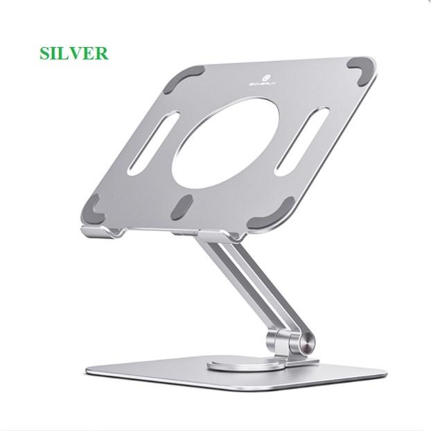 Giá đỡ ipad, máy tính bảng Stand Boneruy chân đế xoay 360 độ chắc chắn từ hơp kim nhôm cao cấp