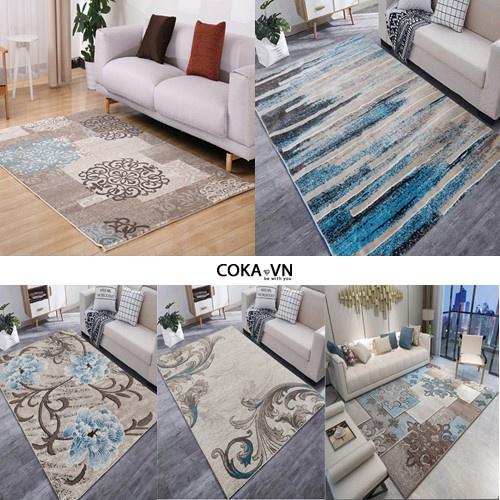 Thảm salon hiện đại TNK SL04-MS03-MS04, thảm trải sàn phòng khách, phòng ngủ, sợi len cao cấp, hoa văn tinh xảo