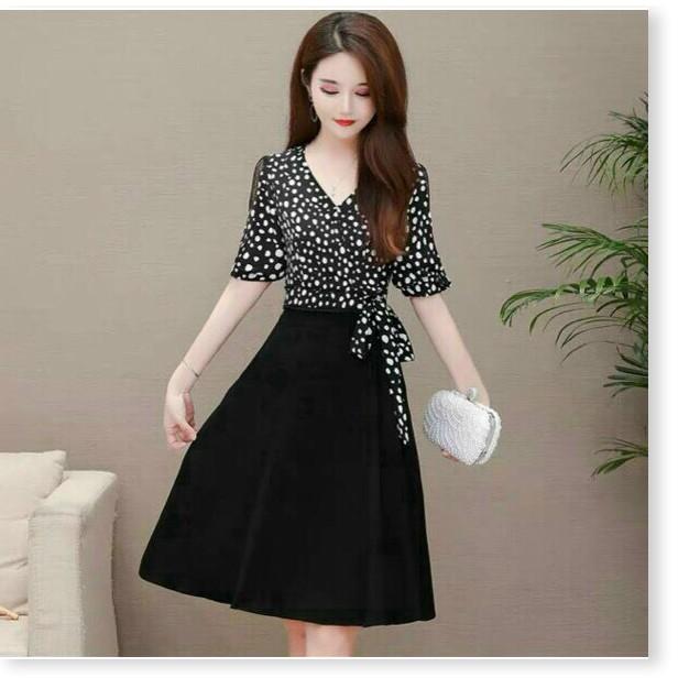 ĐẦM LỤA THIẾT KẾ HỌA TIẾT ĐƠN GIẢN