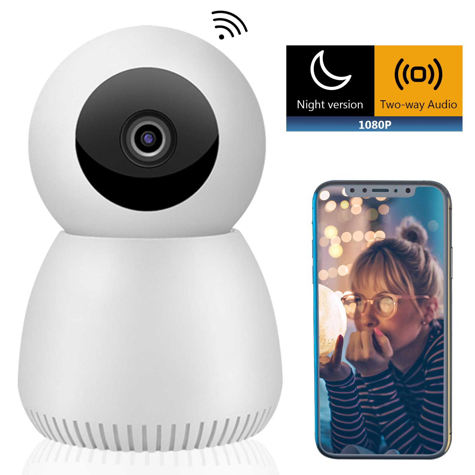 Camera 1080P WiFi thông minh với tính năng phát hiện chuyển động Tầm nhìn ban đêm Âm thanh hai chiều