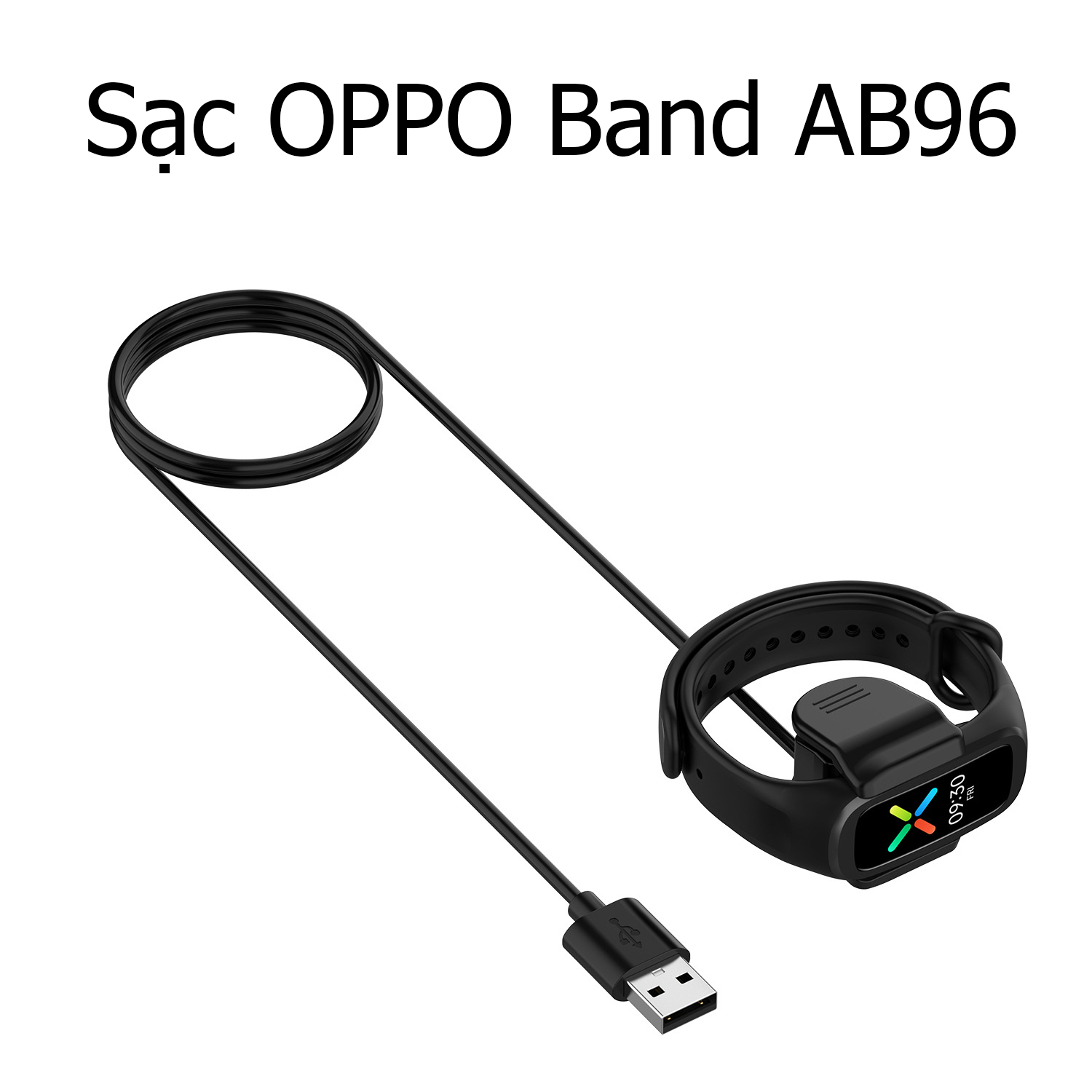 Dây Cáp Sạc Thay Thế Cho Vòng Đeo Tay Thông Minh OPPO Band AB96 Dài 1 Mét