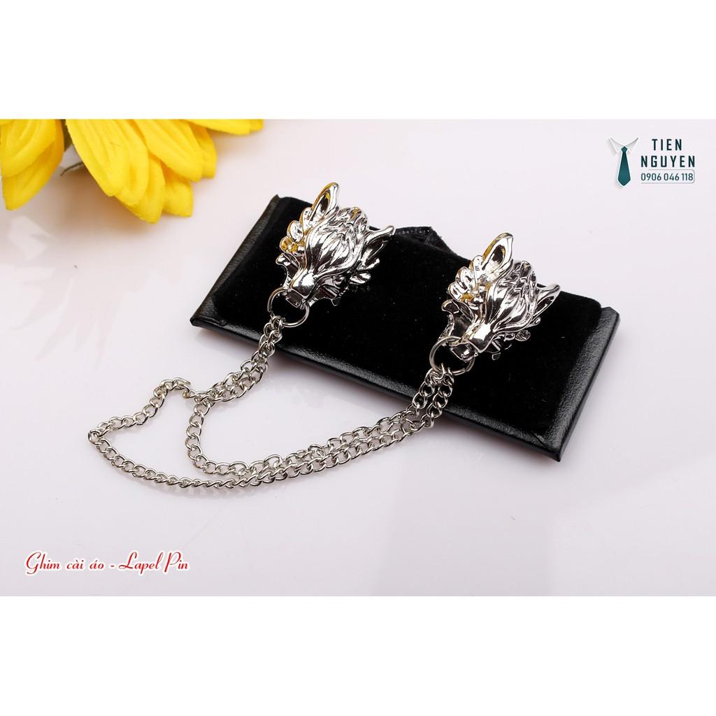 Brooch cài áo vest cao cấp nam