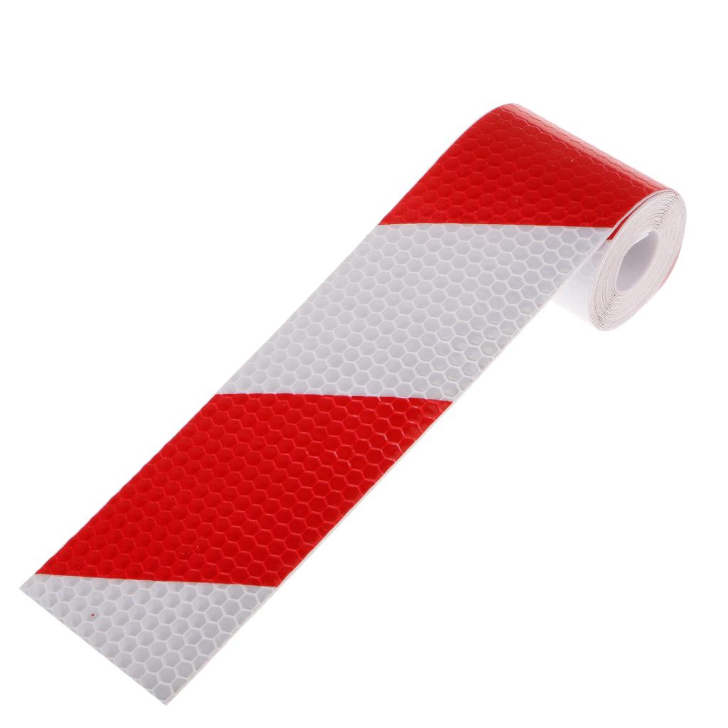3M Red White Phản Chiếu Cảnh Báo An Toàn Băng Keo Dán Phim