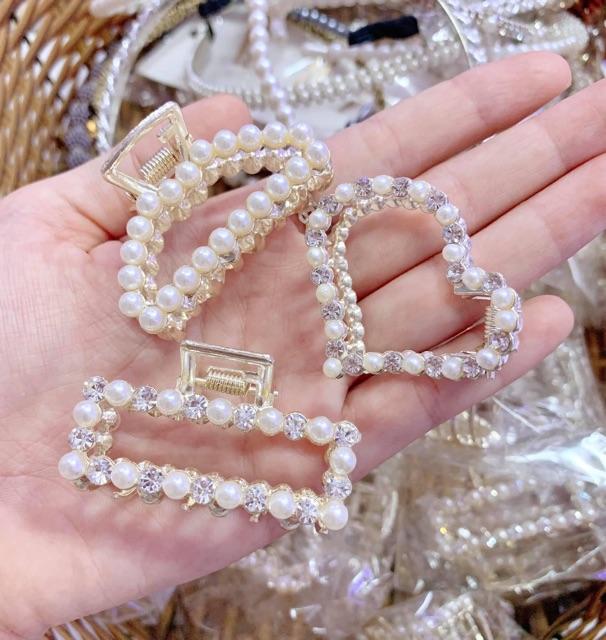Set 3 kẹp tóc Hàn quốc đính đá siêu xinh