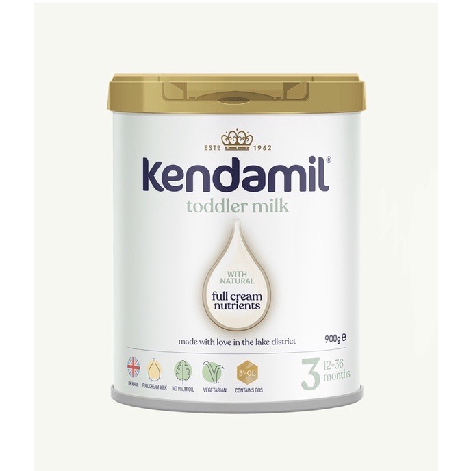 Sữa Công Thức Nguyên Kem Kendamil Số 3 900 ( 12-36 tháng)