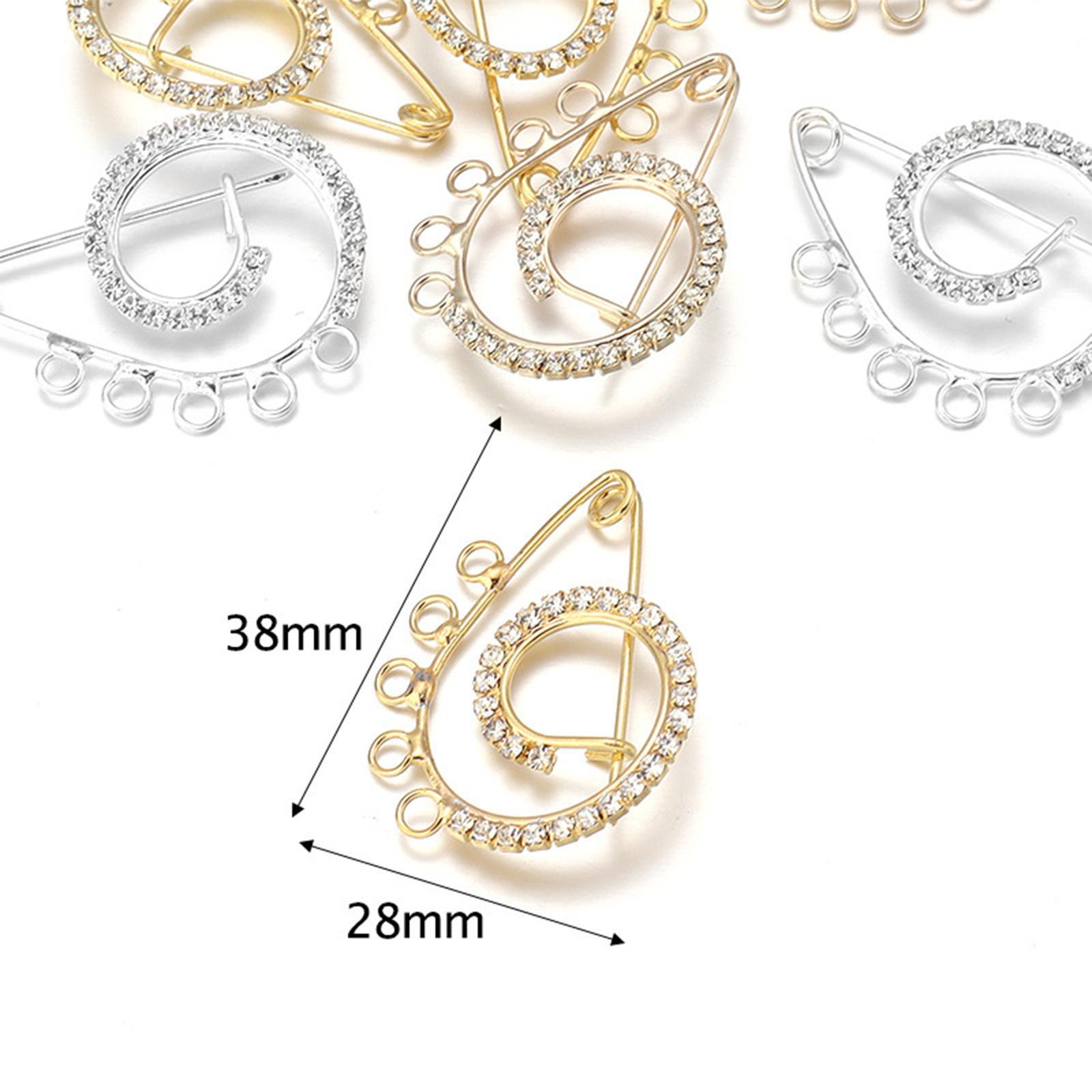 Clothes Chain Brooch Pin  Decor