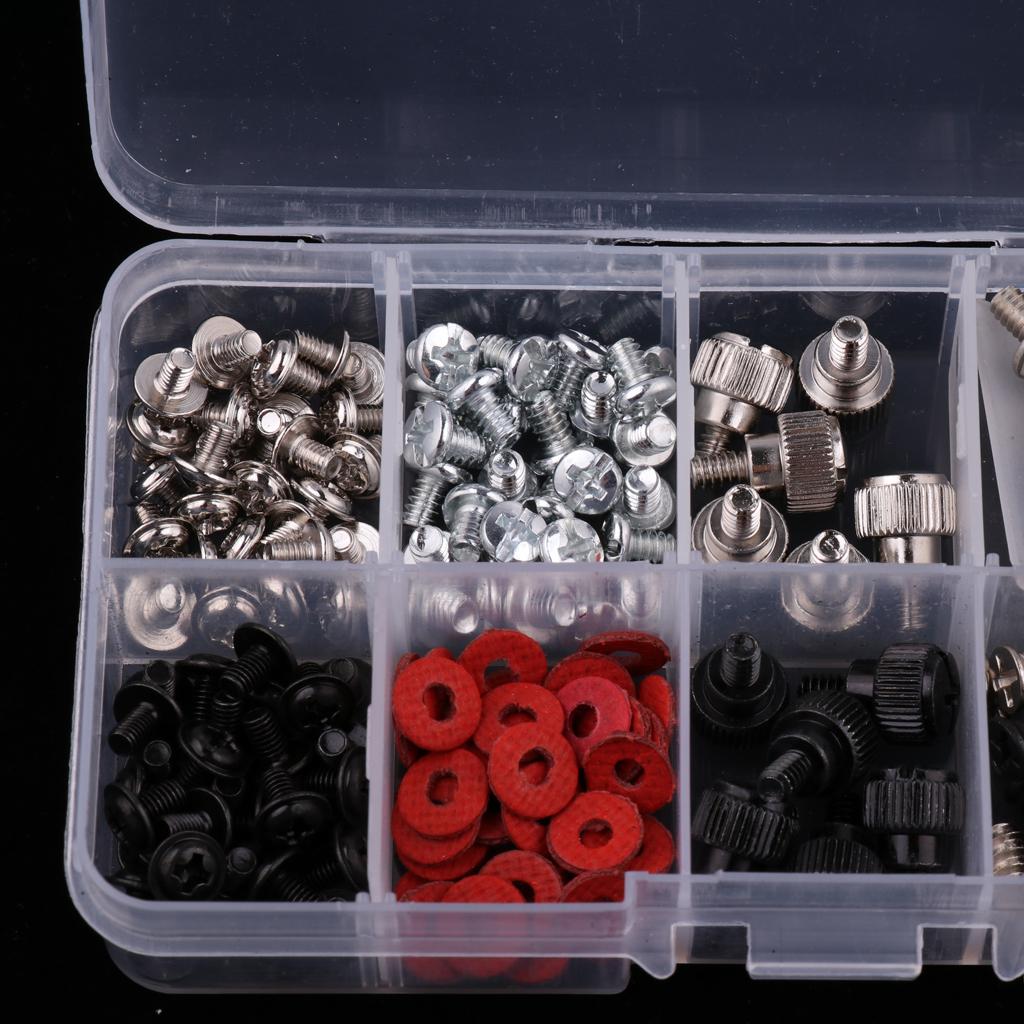 228pcs Computer Screw Motherboard Chassis Hand Screw Hard Disk Screws Kit