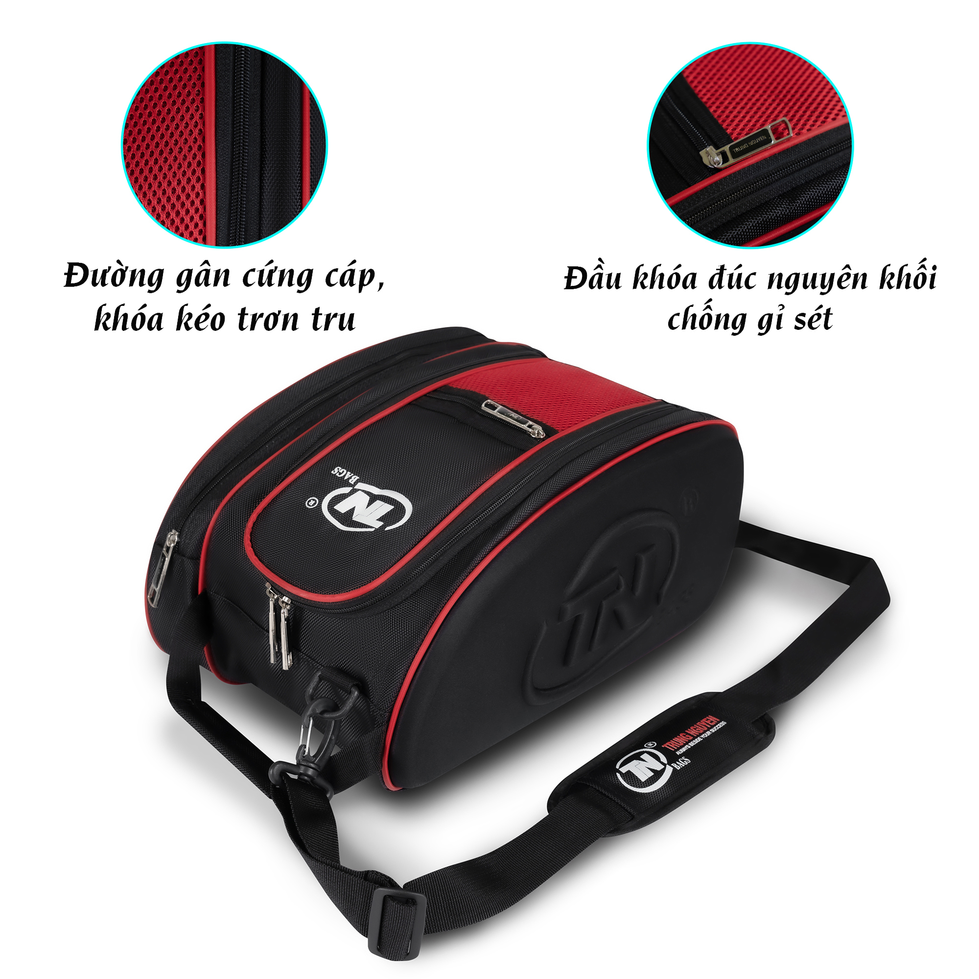Túi đựng giày đá bóng 2 ngăn chống nước, túi thể thao cá tính TN Bags TN.B 9001