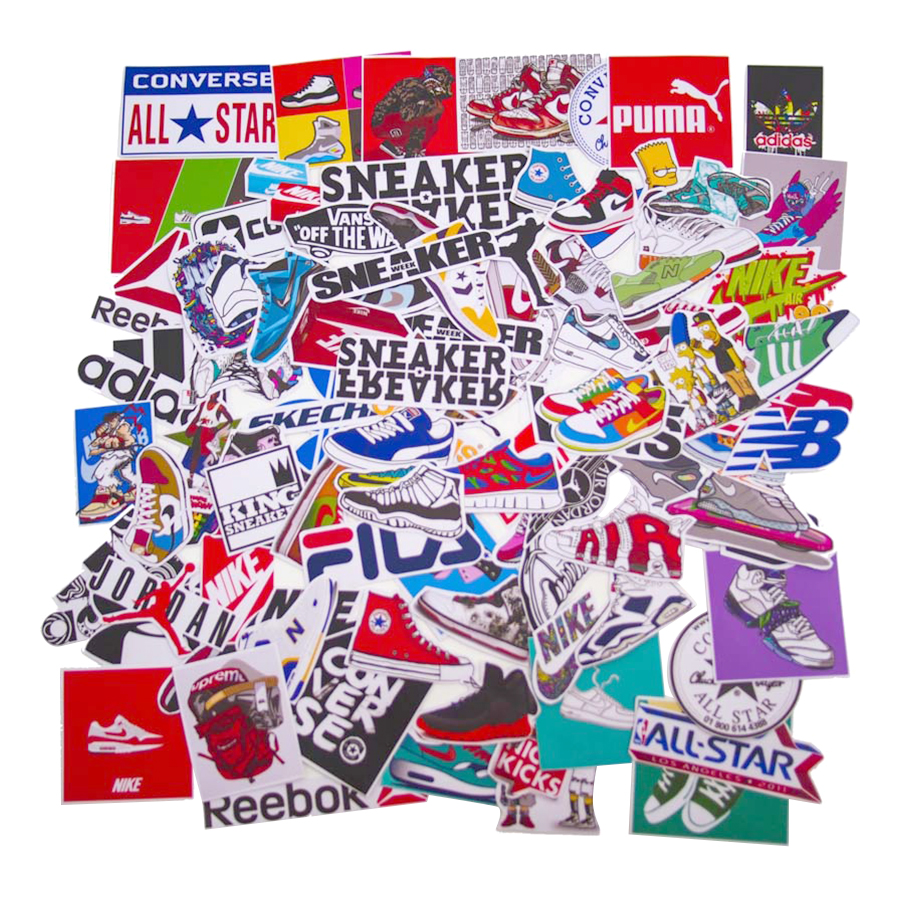 Set 100 Sticker - Sneaker