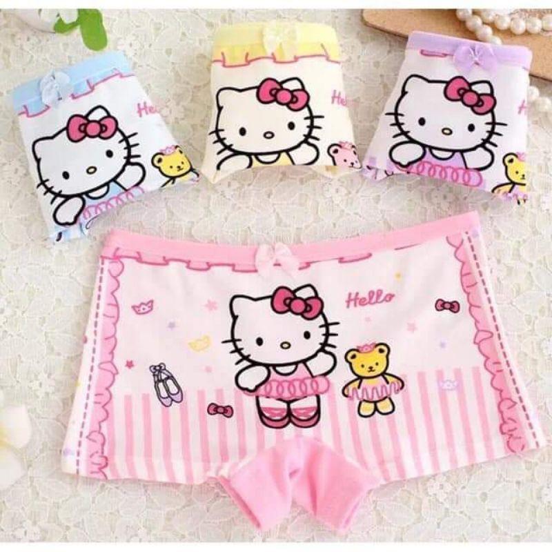 Set 3 quần lót đùi,chíp đùi cao cấp bé gái chất cotton