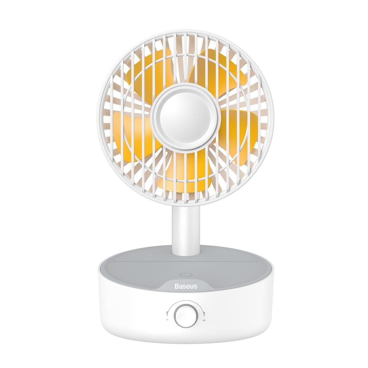 Quạt tích điện đảo chiều kiêm sạc không dây Baseus Desk Fan WXYZ-B02- Hàng chính hãng.