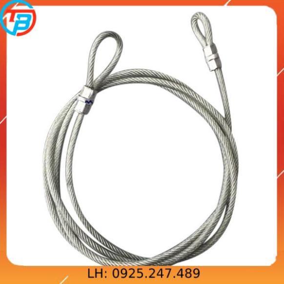 Dây cáp khóa xe bọc nhựa Phi 10mm - Dài 3 mét CÁP THÉP Thái Bình VinàN